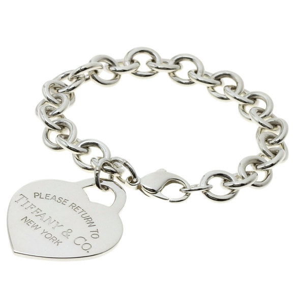 Tiffany & Co. Jewelry - TIFFANY Return to Heart Bracelet Silver Ladies